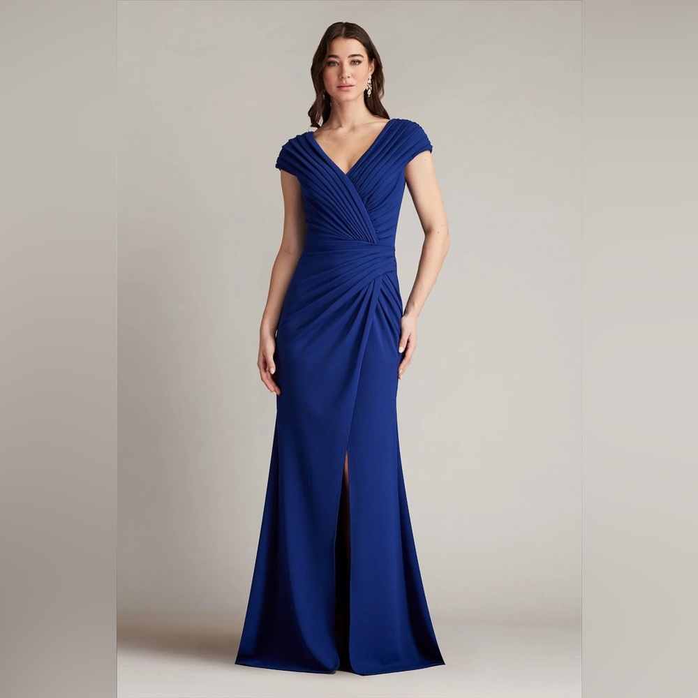 TADASHI SHOJI - CARGILL PLEATED DRAPED GOWN